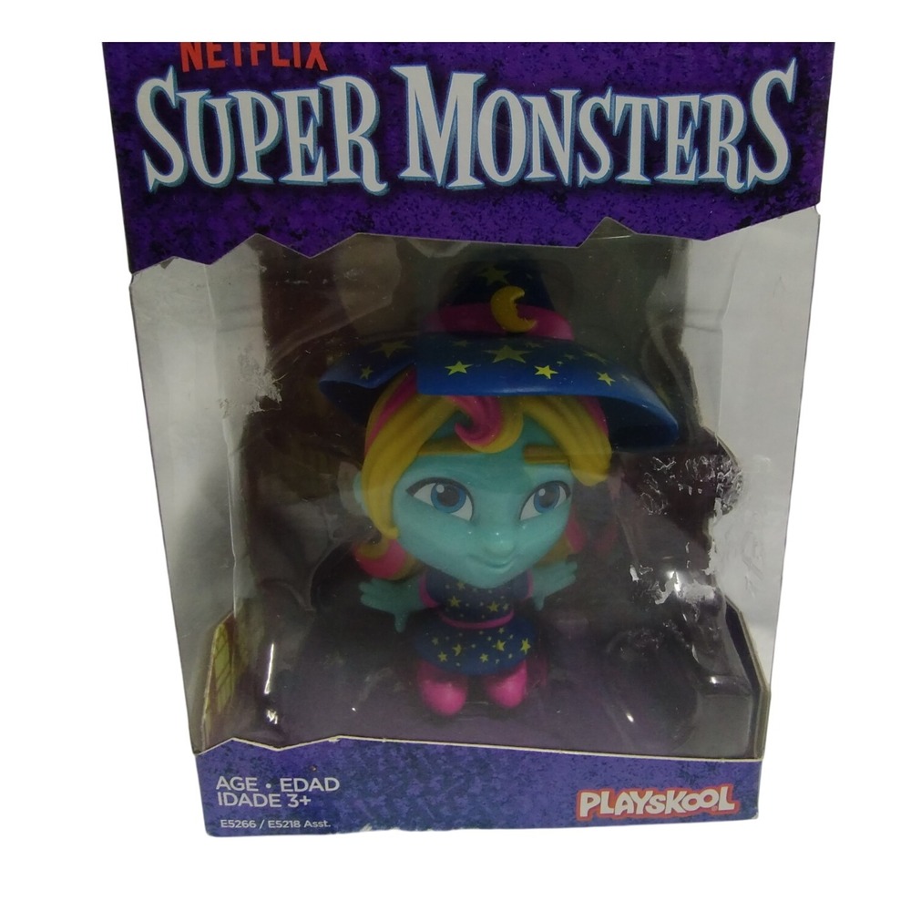 Katya Spelling Super Monsters Netflix Witch Toy Figure Playskool Box Wear